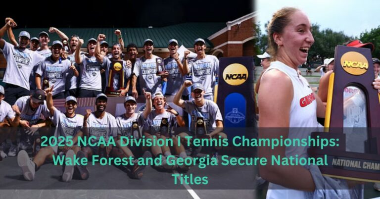 2025 NCAA Division I Tennis Championships: Wake Forest and Georgia Secure National Titles
